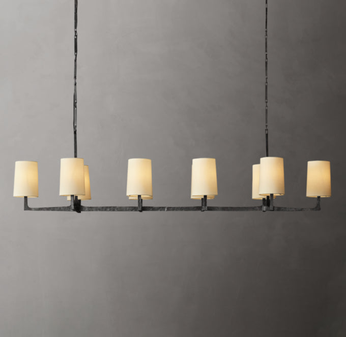 Alderline Linen Shade Chandelier