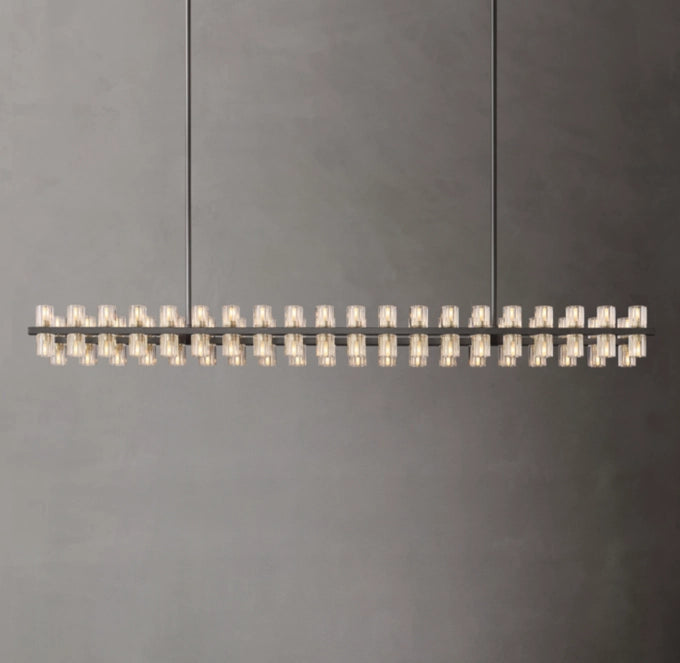 Lumierre Crystal Bar Chandelier