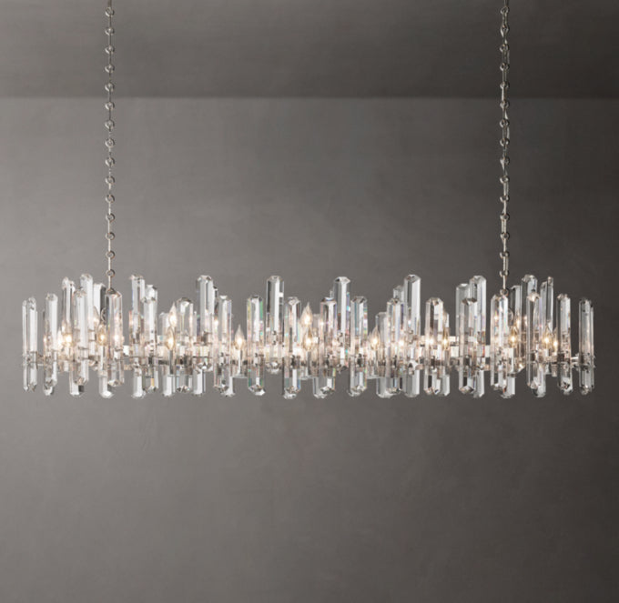 Montclair Crystal Prism Island Chandelier