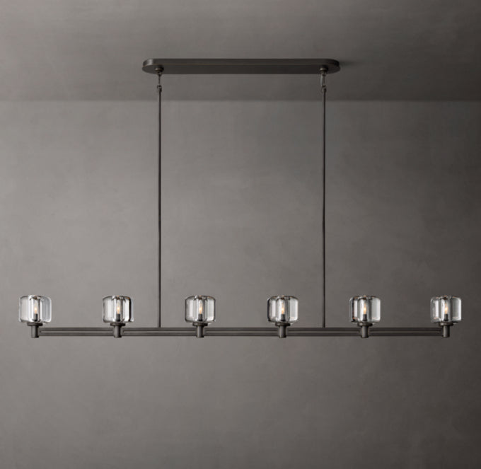 Vespera K9 Glass Beam Chandelier