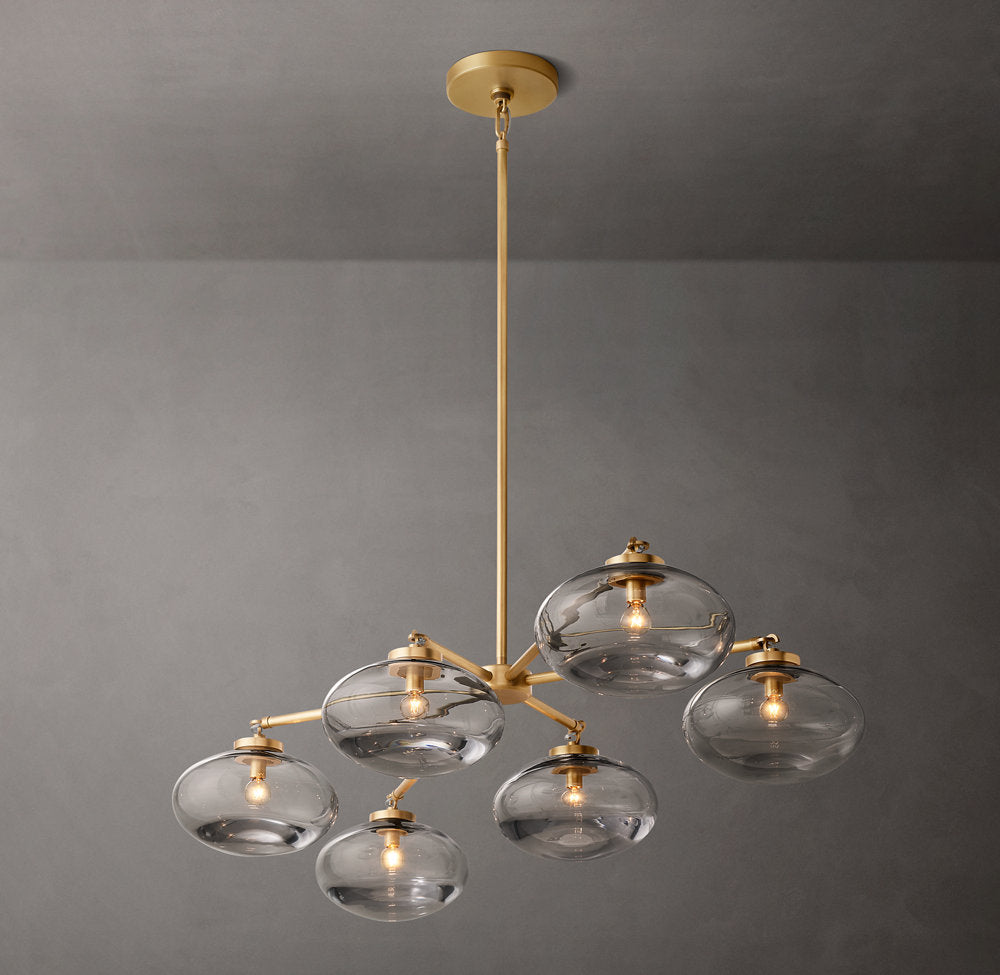 Aerialis Blown Glass Mobile Chandelier