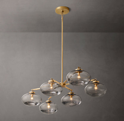 Aerialis Blown Glass Mobile Chandelier