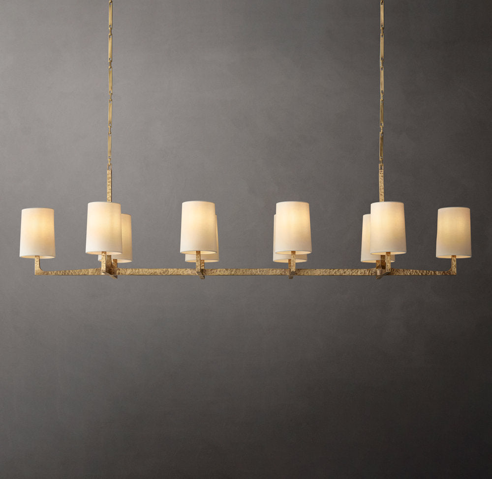 Alderline Linen Shade Chandelier