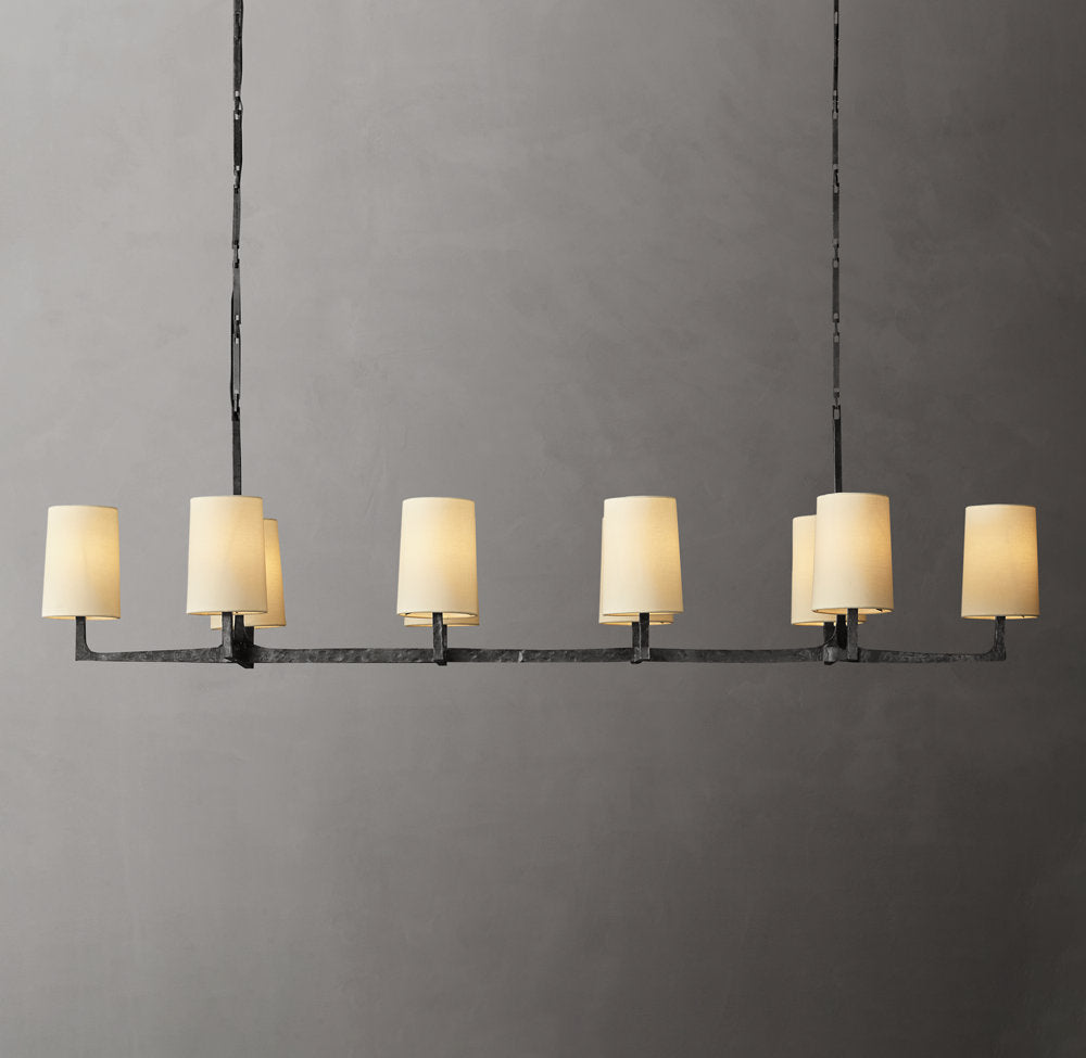 Alderline Linen Shade Chandelier