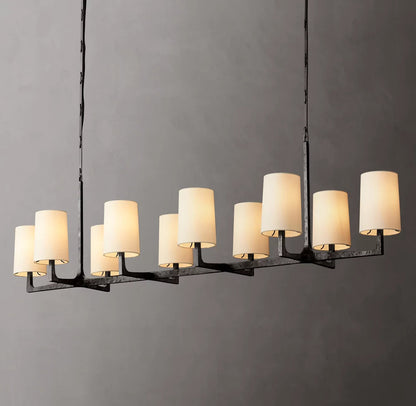Alderline Linen Shade Chandelier