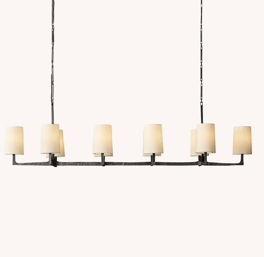 Alderline Linen Shade Chandelier