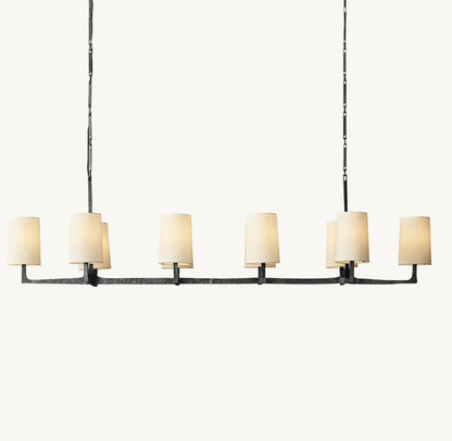 Alderline Linen Shade Chandelier