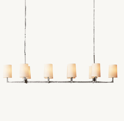 Alderline Linen Shade Chandelier