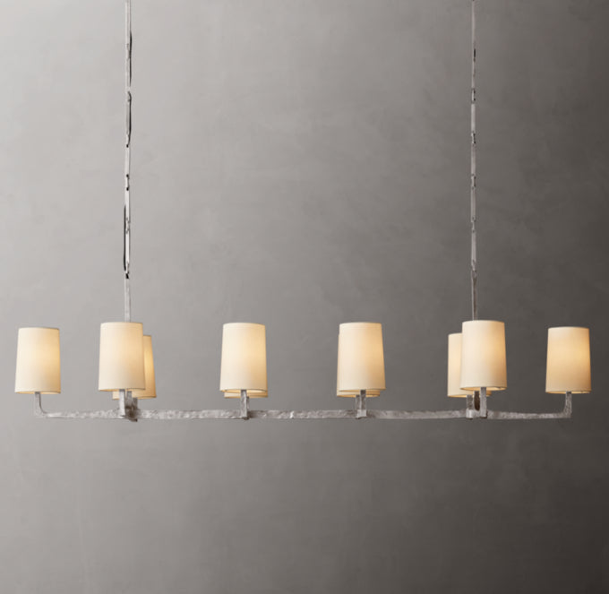 Alderline Linen Shade Chandelier