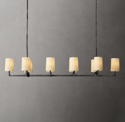 Alderline Linen Shade Chandelier