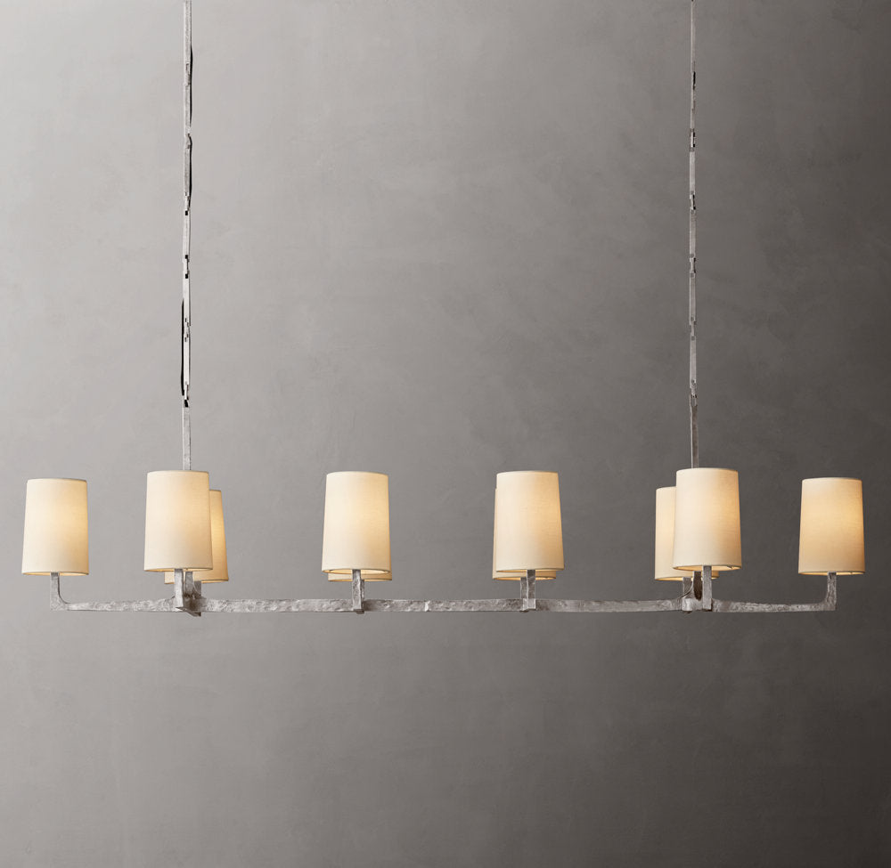 Alderline Linen Shade Chandelier