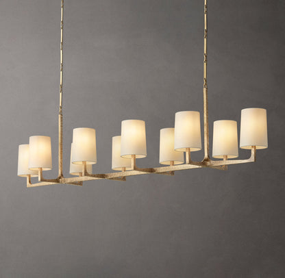 Alderline Linen Shade Chandelier