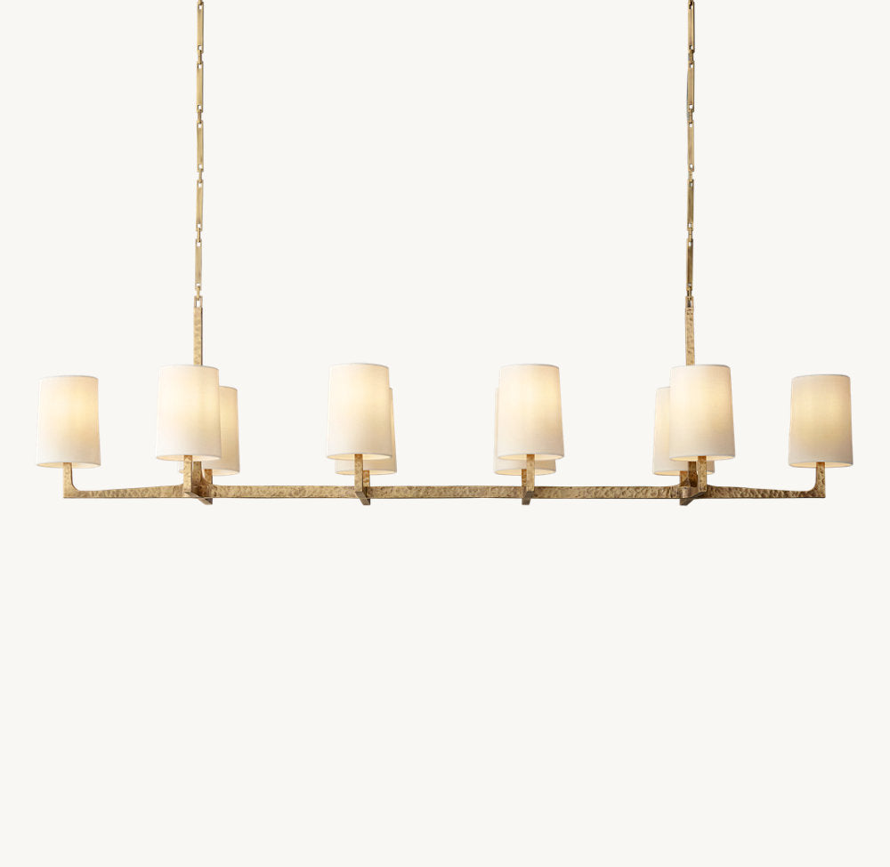 Alderline Linen Shade Chandelier