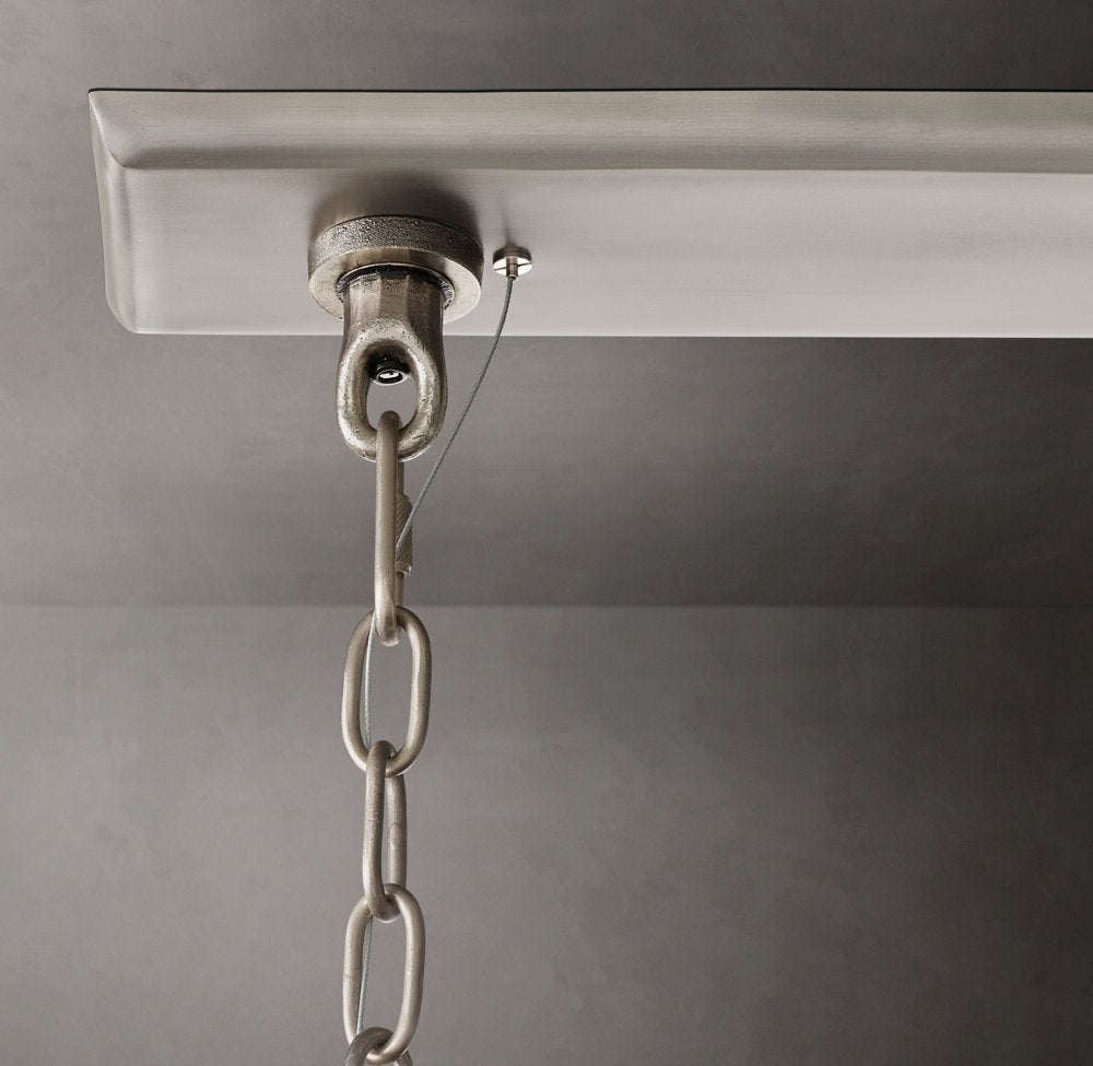 Arden Forge Faceted Glass Linear Chandelier