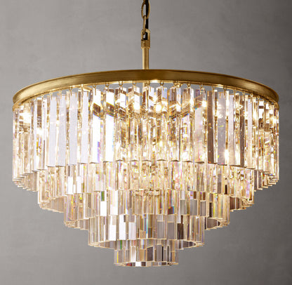 Asterion K9 Prism Tiered Chandelier