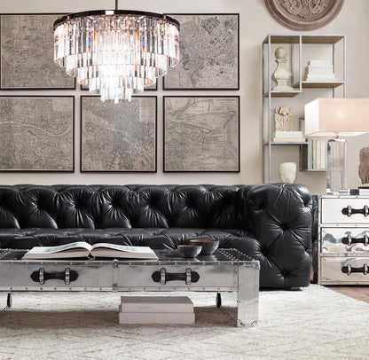 Asterion K9 Prism Tiered Chandelier
