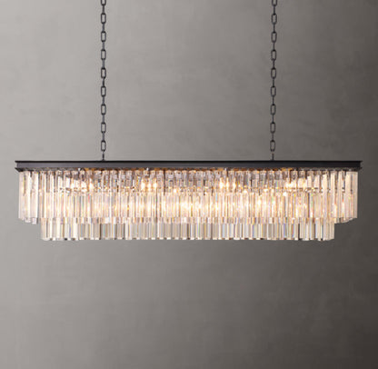 Astoria Deco Prism Linear Chandelier