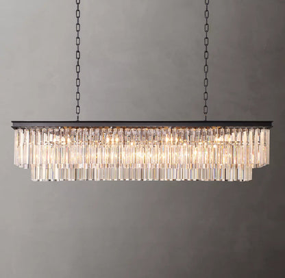 Astoria Deco Prism Linear Chandelier