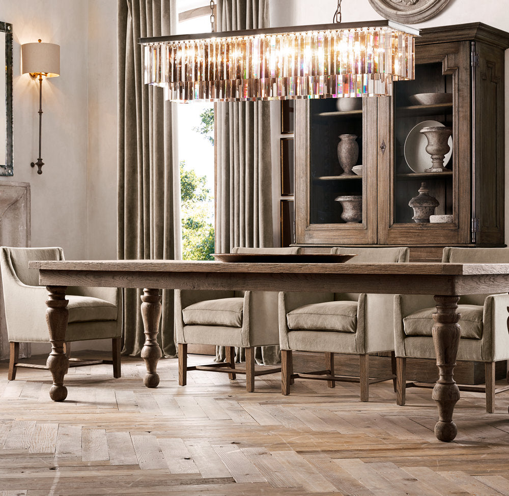 Astoria Deco Prism Linear Chandelier