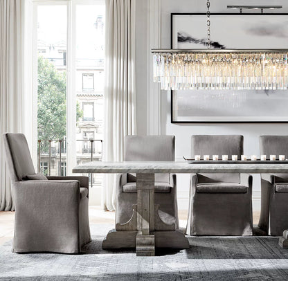 Astoria Deco Prism Linear Chandelier