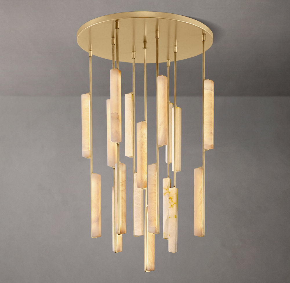 Astrielle Alabaster Prism LED Chandelier