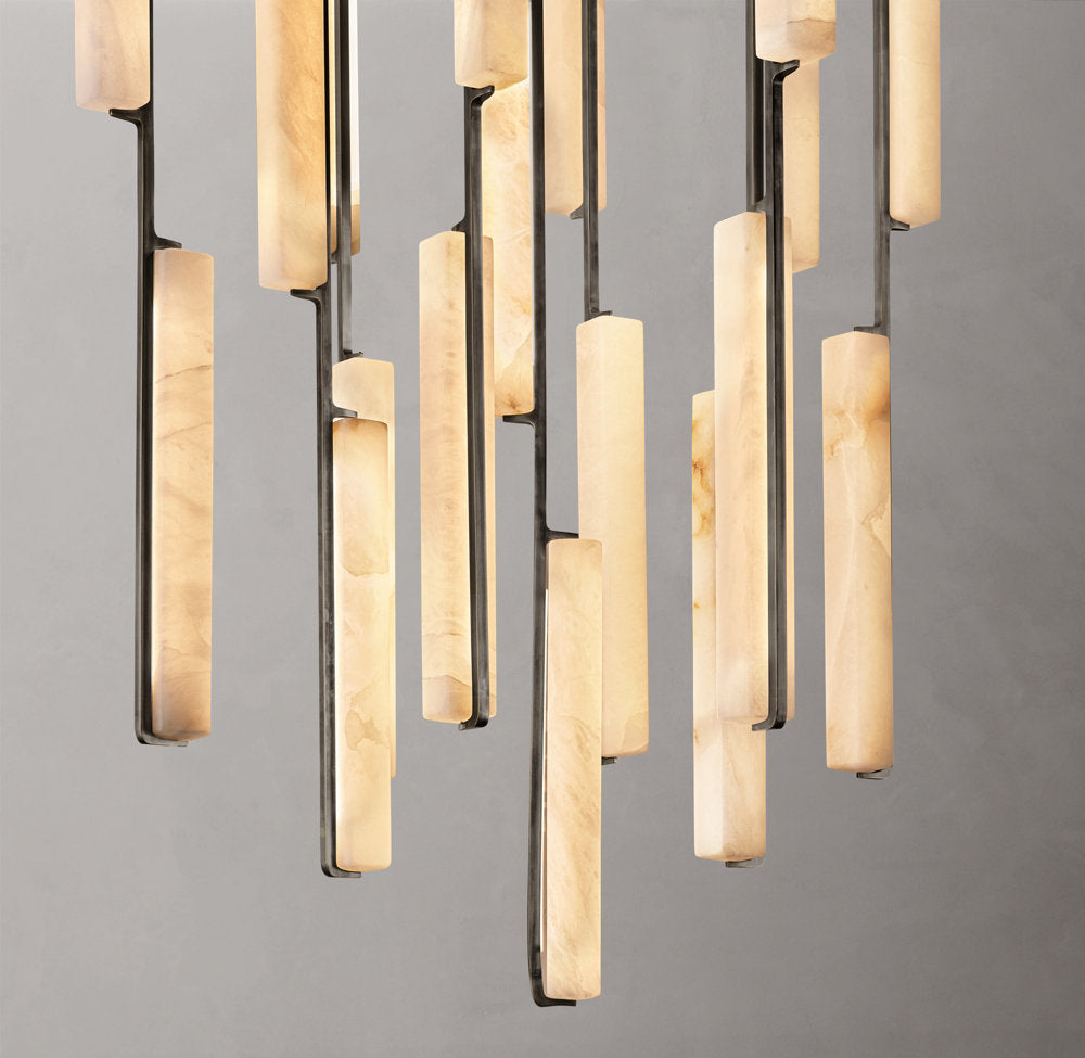 Astrielle Alabaster Prism LED Chandelier