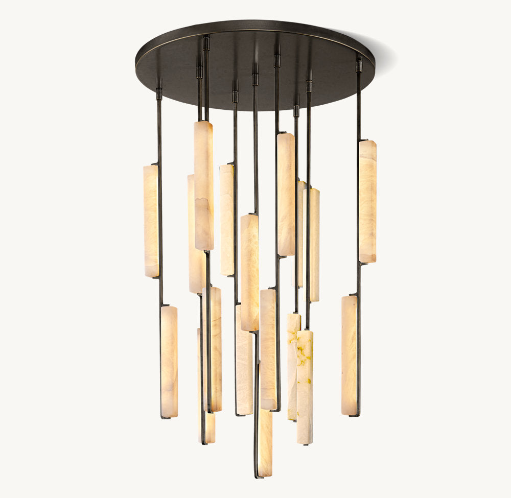 Astrielle Alabaster Prism LED Chandelier