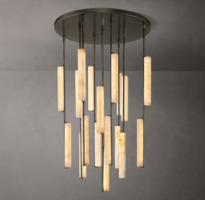 Astrielle Alabaster Prism LED Chandelier