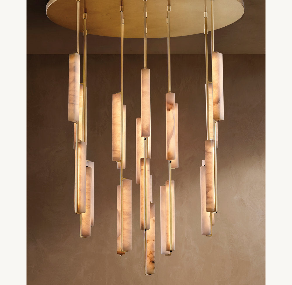 Astrielle Alabaster Prism LED Chandelier