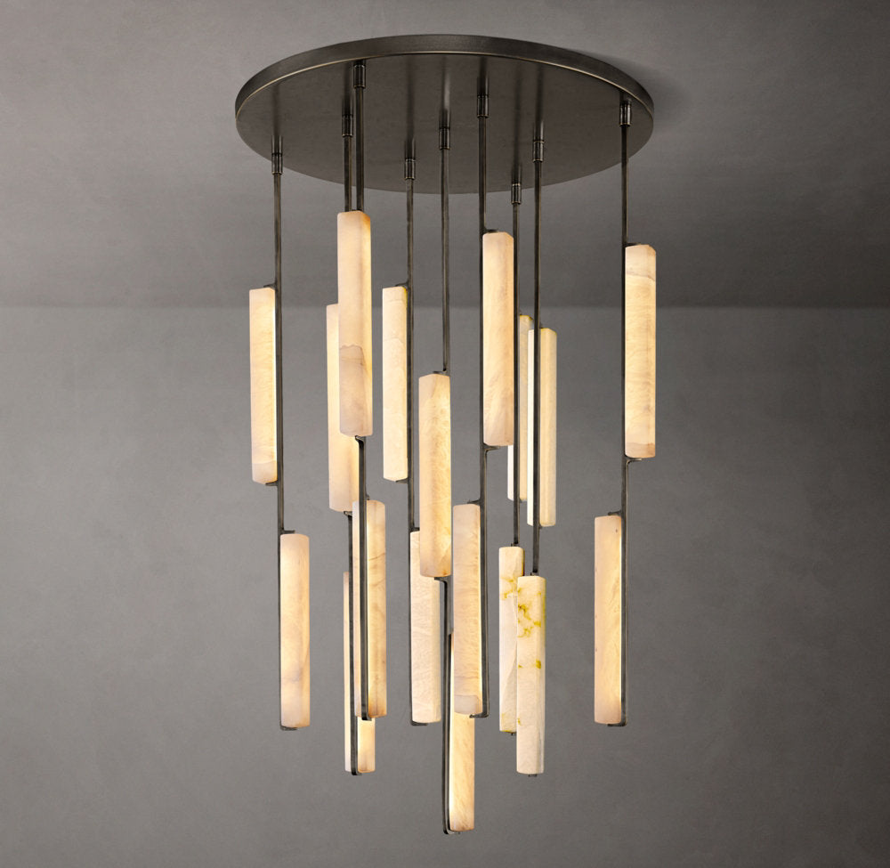 Astrielle Alabaster Prism LED Chandelier