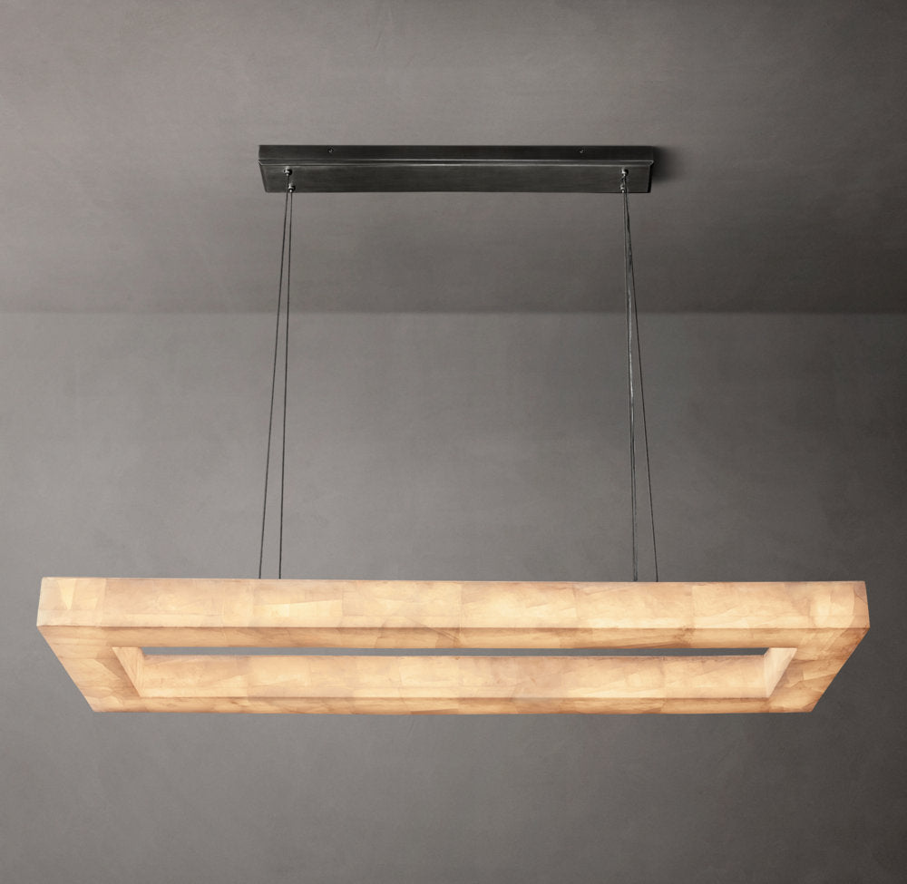 Aurelia Calcite Linear LED Chandelier