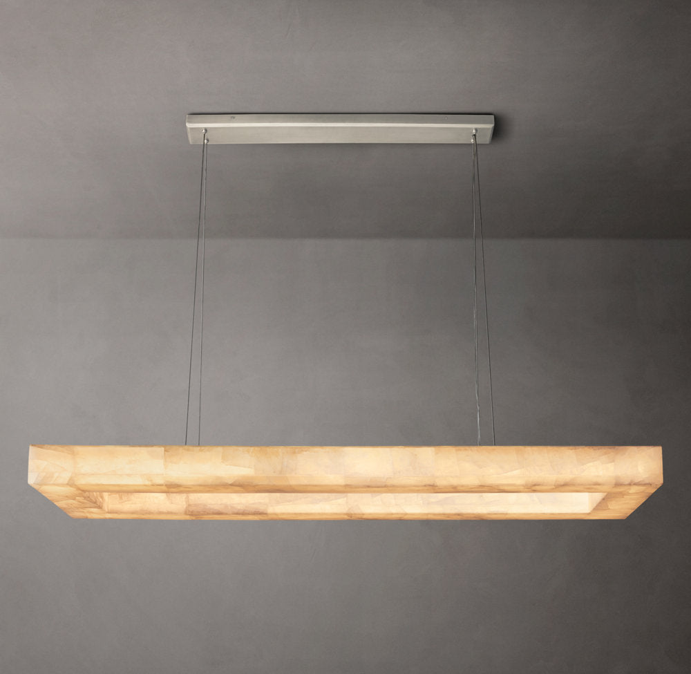 Aurelia Calcite Linear LED Chandelier
