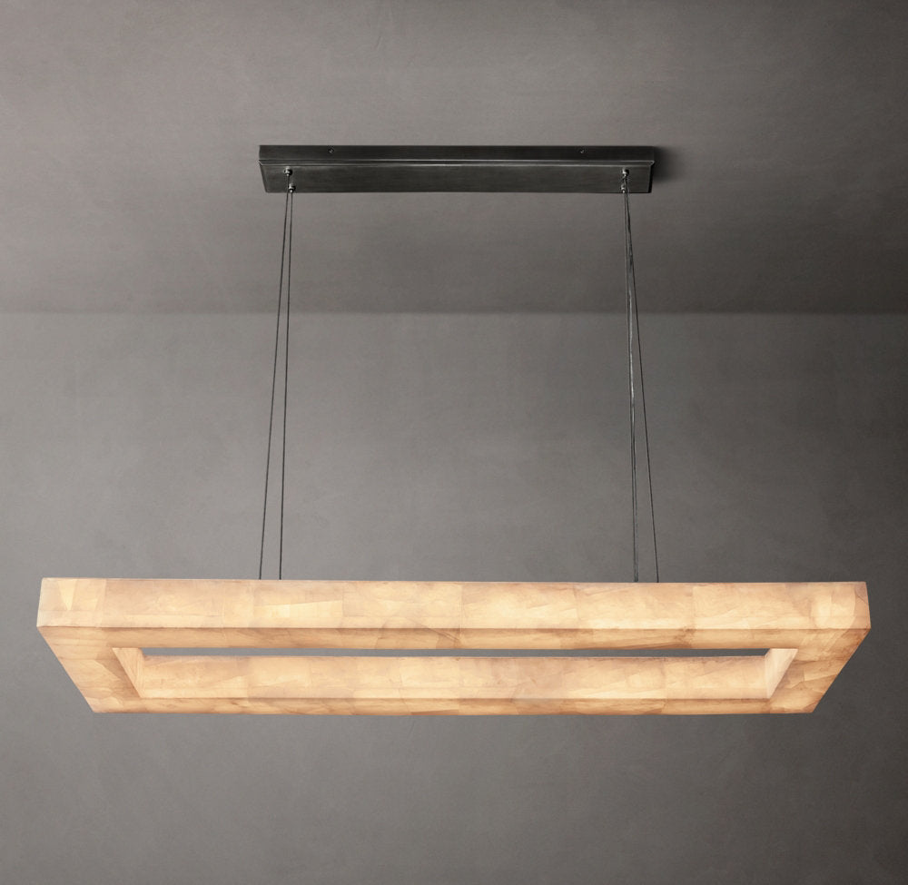 Aurelia Calcite Linear LED Chandelier