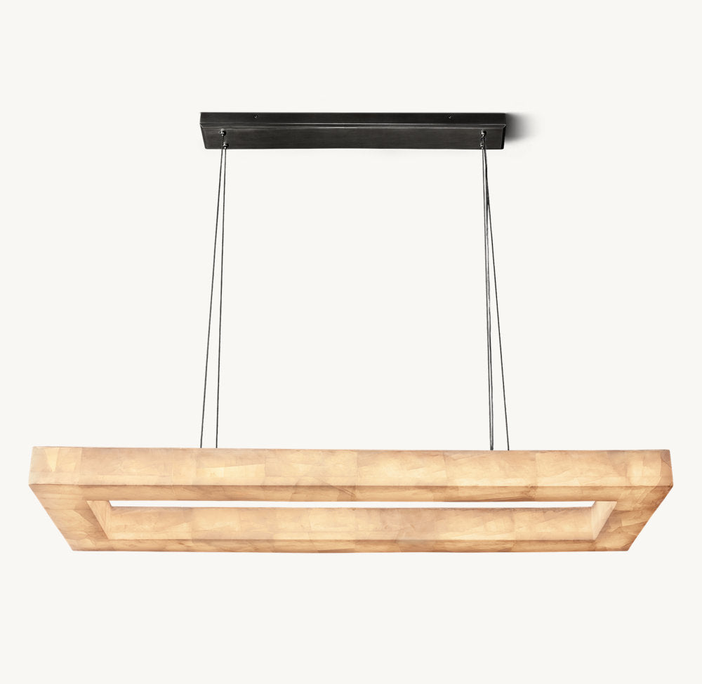 Aurelia Calcite Linear LED Chandelier