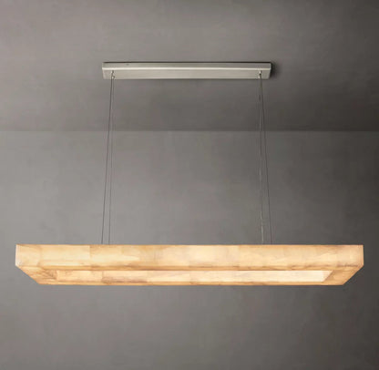 Aurelia Calcite Linear LED Chandelier