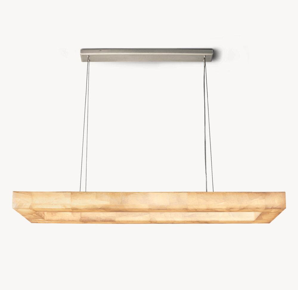 Aurelia Calcite Linear LED Chandelier