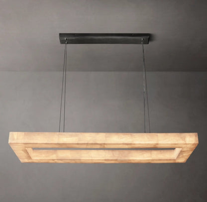 Aurelia Calcite Linear LED Chandelier