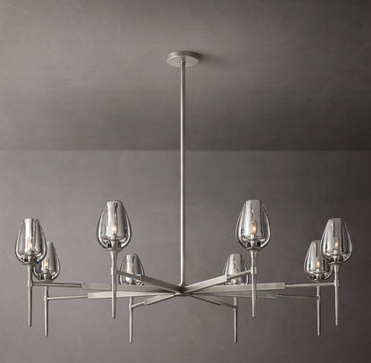 Aurelia Crystal Petal Ring Chandelier