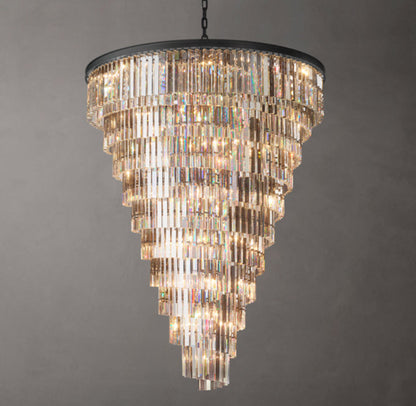 Aurelian K9 Crystal Spiral Chandelier