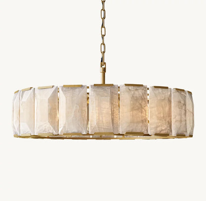 Auremont Faceted Calcite Ring Chandelier