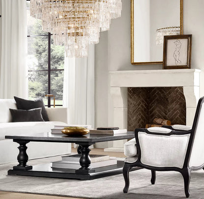 Auremont Tiered Crystal Chain Chandelier
