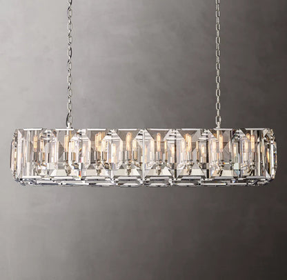 Beaumont Crystal Prism Island Chandelier