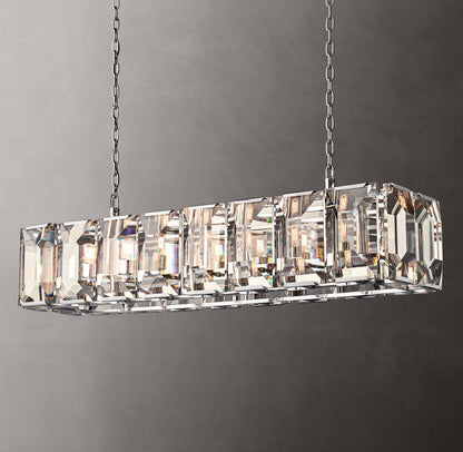 Beaumont Crystal Prism Island Chandelier