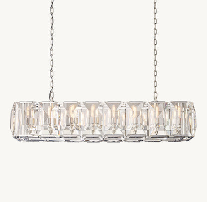 Beaumont Crystal Prism Island Chandelier