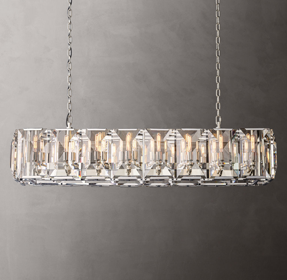 Beaumont Crystal Prism Island Chandelier