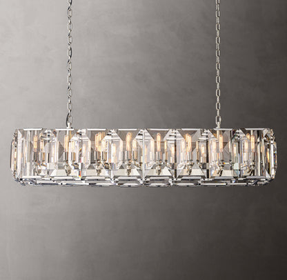 Beaumont Crystal Prism Island Chandelier