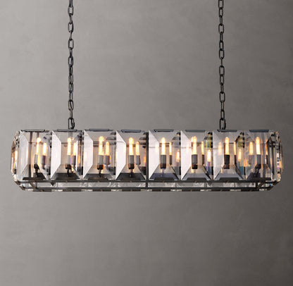 Beaumont Crystal Prism Island Chandelier