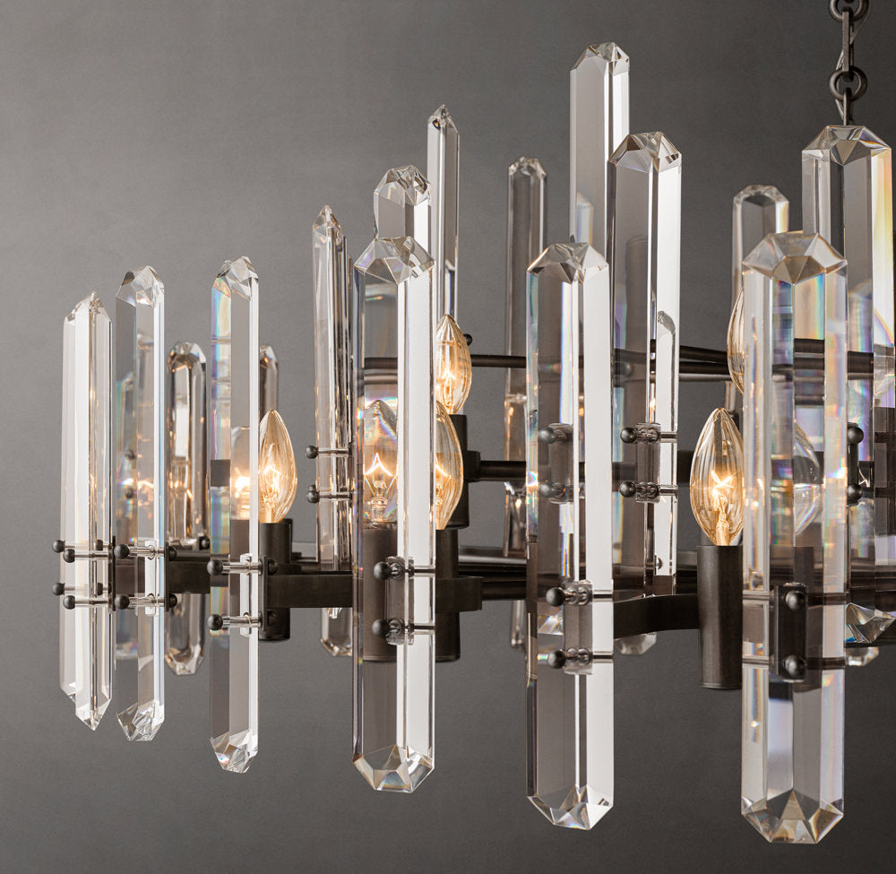 Belgrave Crystal Drum Chandelier