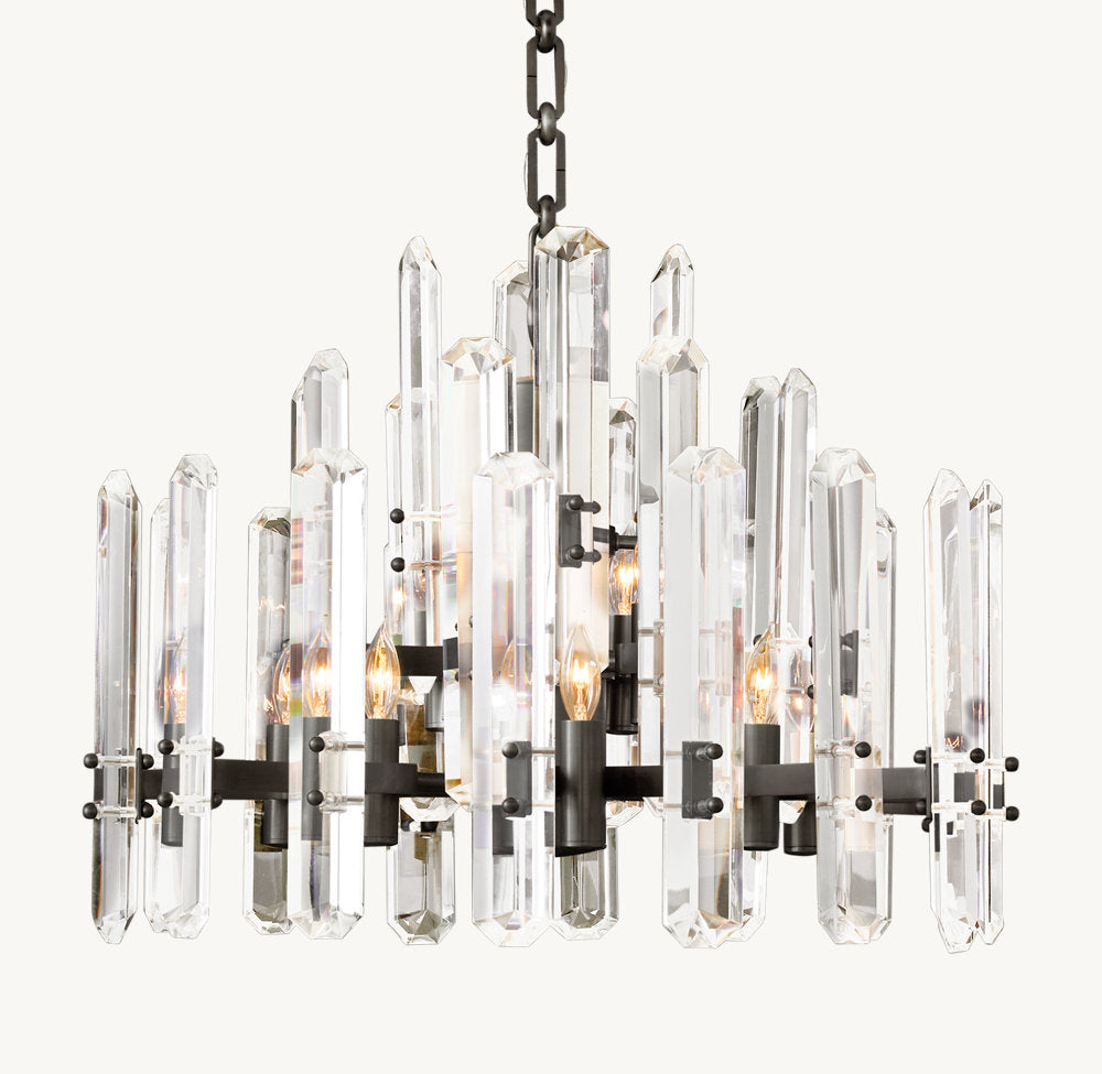 Belgrave Crystal Drum Chandelier