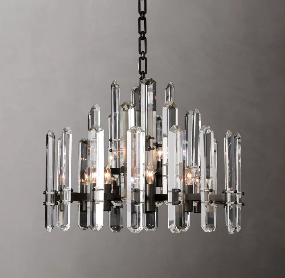Belgrave Crystal Drum Chandelier